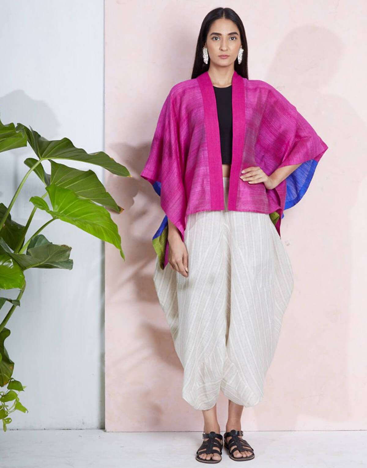 Pink Kimono Sleeves Overlay