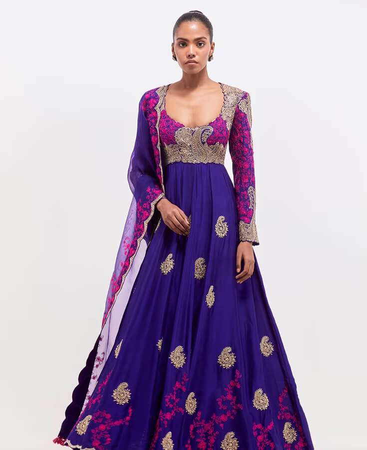 Silk, Chanderi, Embroidery, Sequin