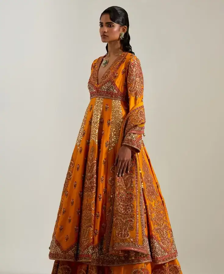 Silk, Chanderi, Embroidery, Sequin