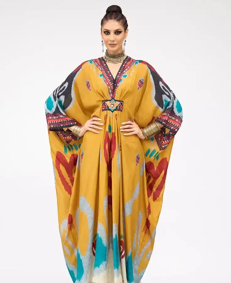 Chanderi, Silk, Pleated, Gota, Embroidery