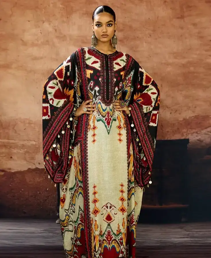 Chanderi, Silk, Pleated, Gota, Embroidery