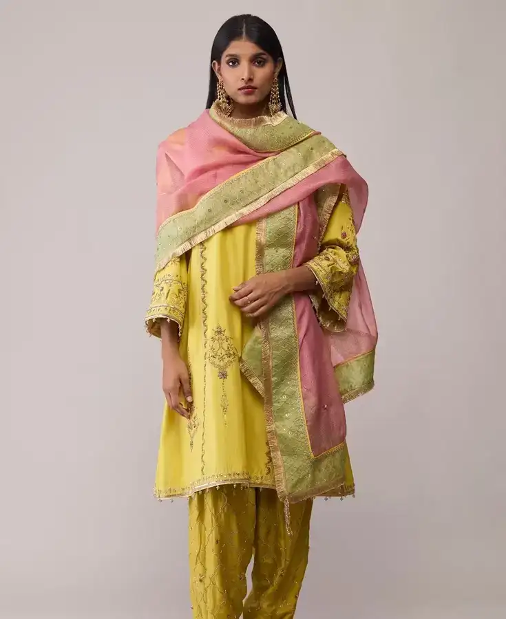 Cotton, Chanderi, Handwoven, Block Printed
