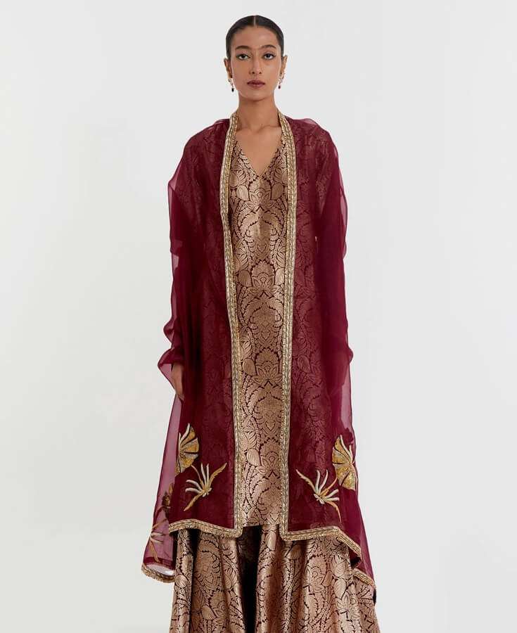 Georgette, Chiffon, Zardozi, Sequins, Crepe