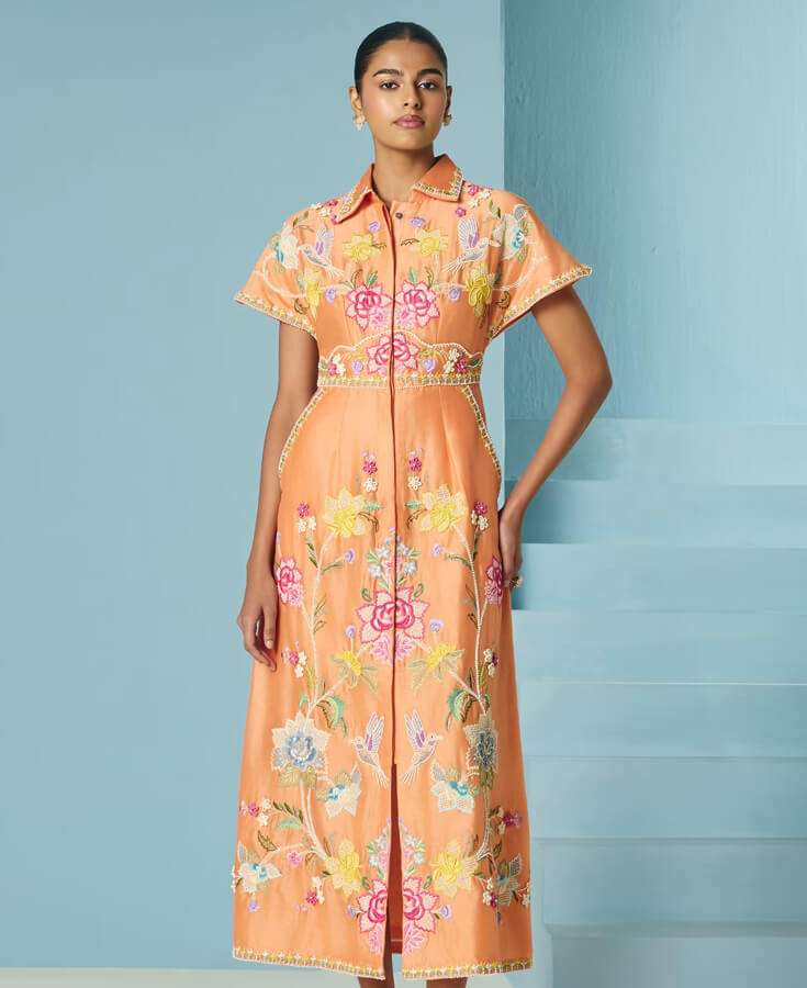 Cotton, Linen, Printed, Embroidery