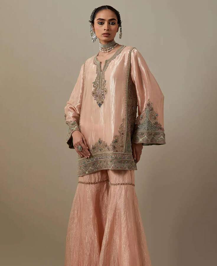 Silk, Chanderi, Embroidery, Sequin
