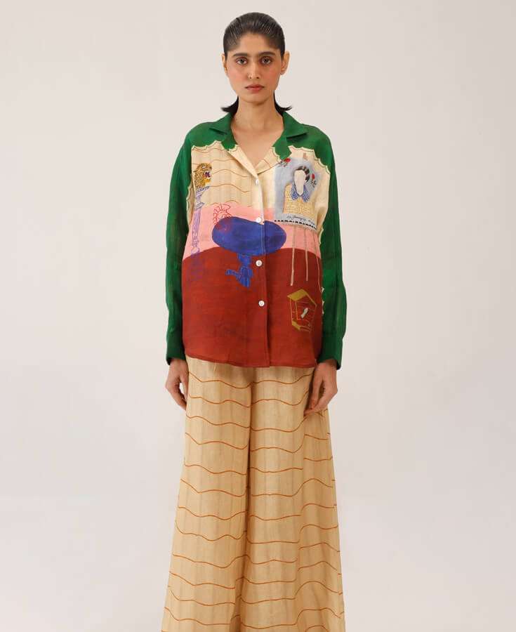 Linen, Cotton, Applique, Embroidery