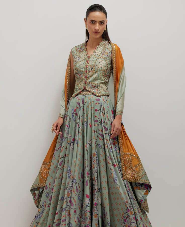 Silks, Zari, Sequins, Mirrorwork