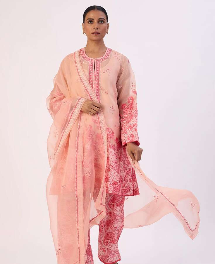 Cotton, Chanderi, Handwoven, Block Printed