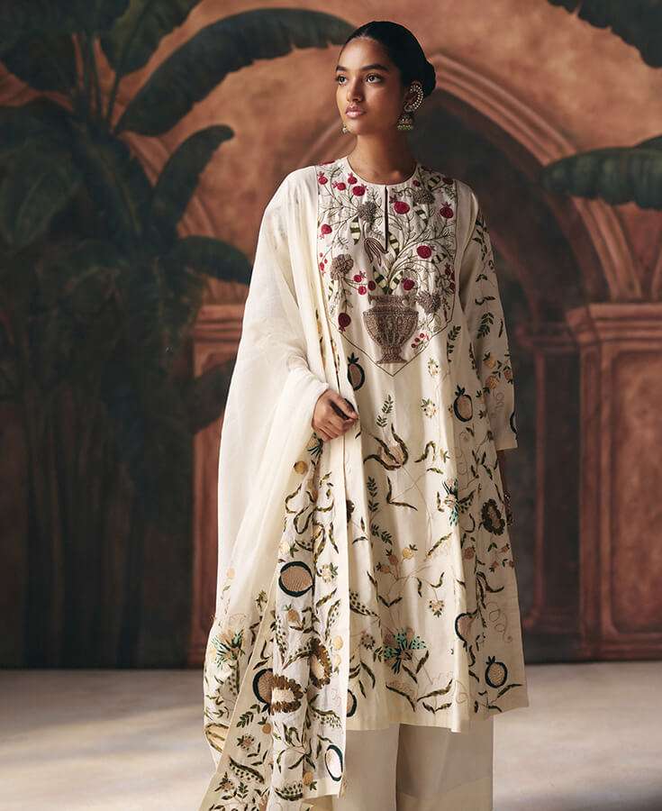 Cotton, Chanderi, Handwoven, Block Printed