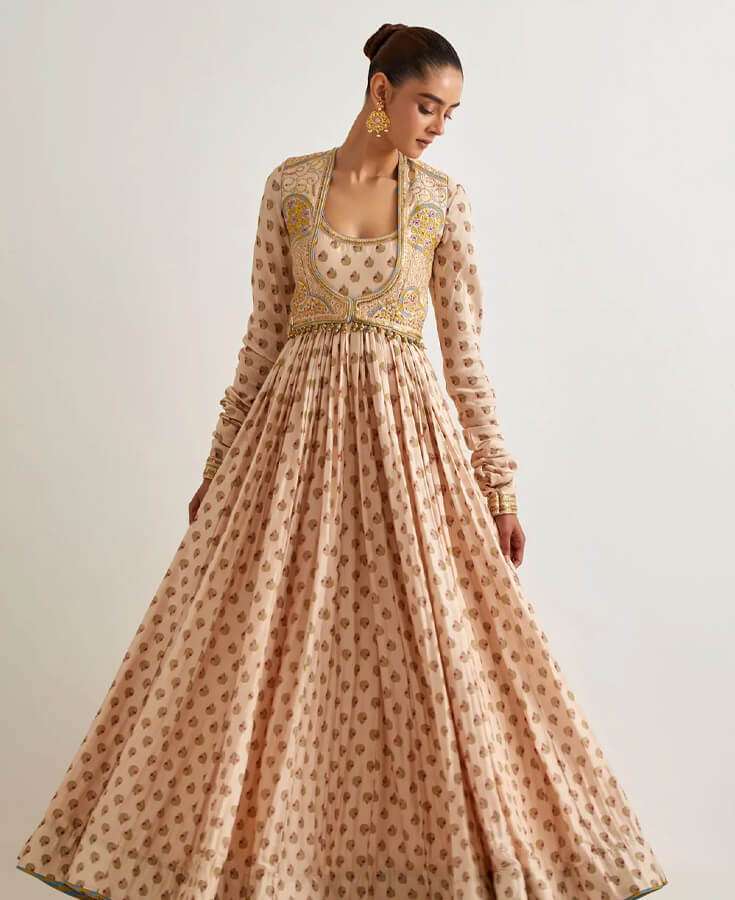 Georgette, Chiffon, Zardozi, Sequins, Crepe