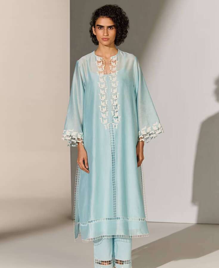Cotton, Chanderi, Handwoven, Block Printed