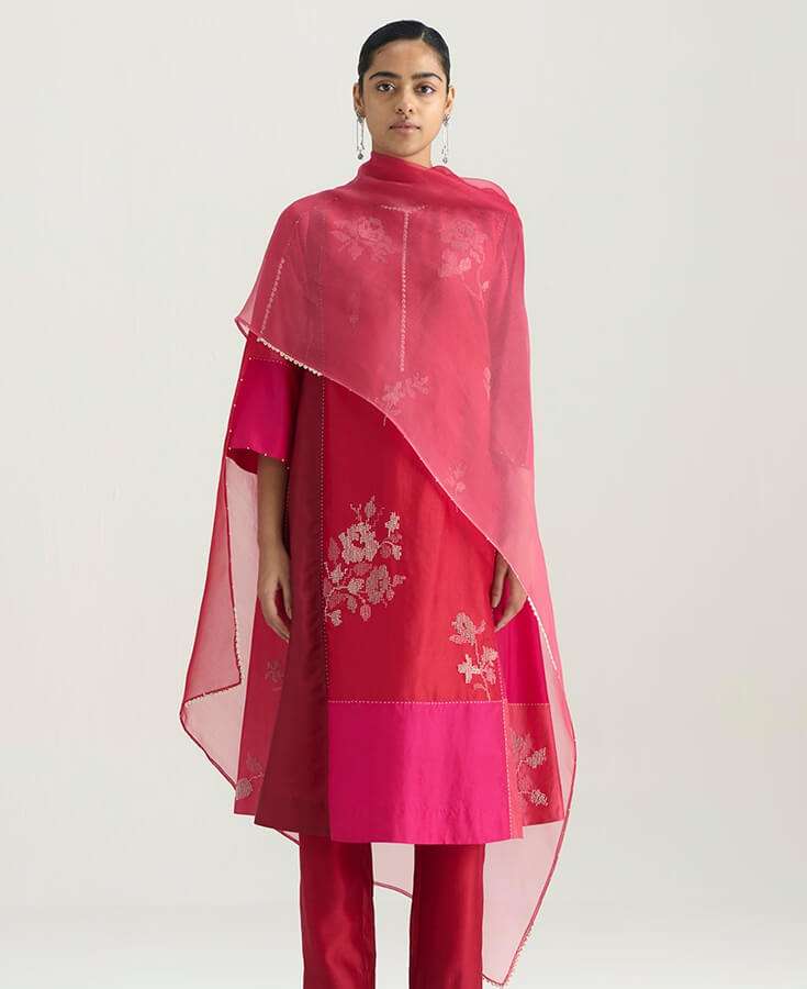 Cotton, Chanderi, Handwoven, Block Printed