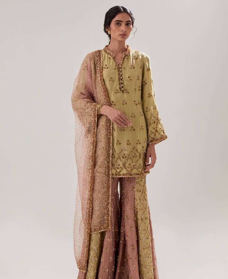 Silk, Chanderi, Embroidery, Sequin