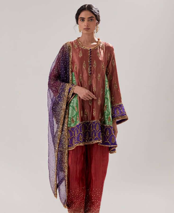 Cotton, Chanderi, Handwoven, Block Printed