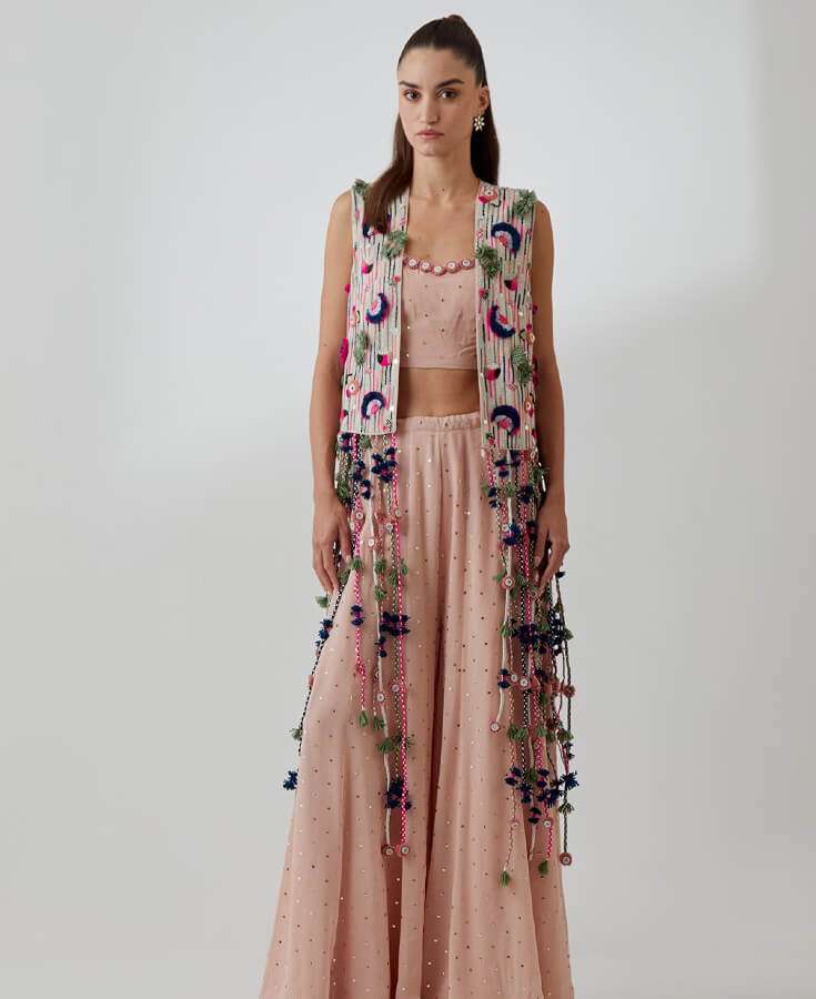 Silk, Chanderi, Embroidery, Sequin