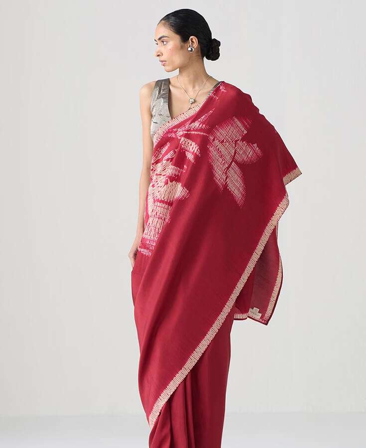 Silk, Banarasi, Printed, Mirrorwork, Salma