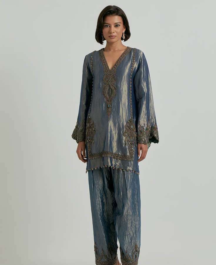 Cotton, Chanderi, Handwoven, Block Printed