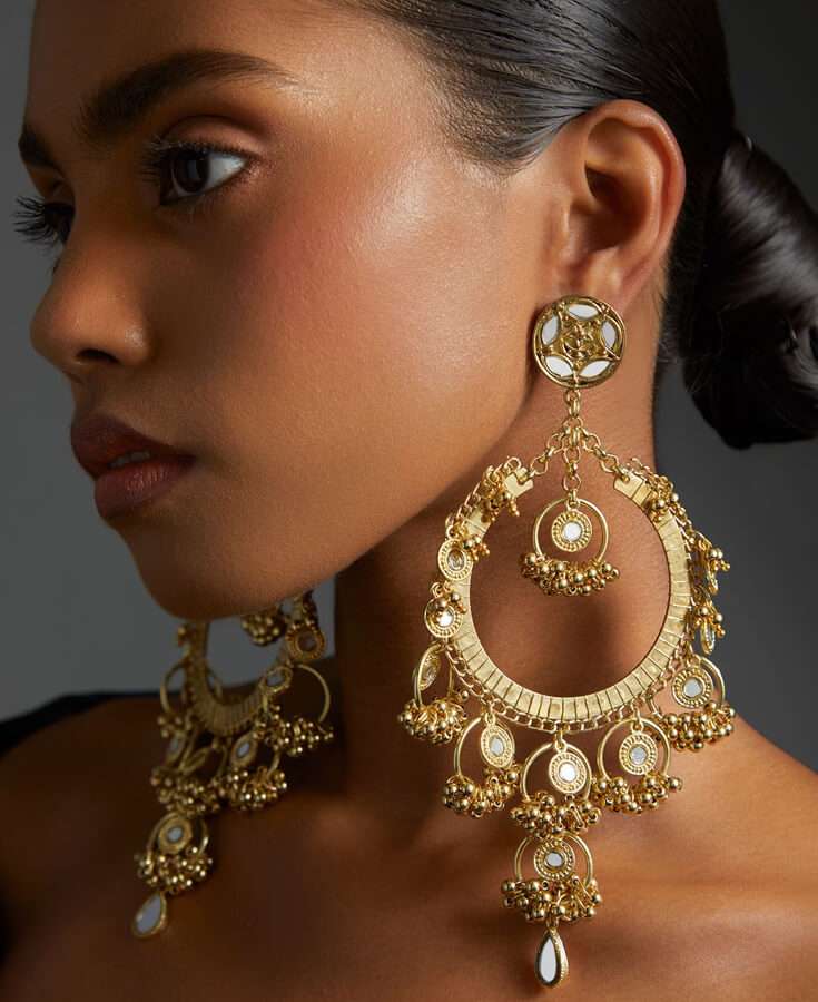 Chanderi, Silk, Pleated, Gota, Embroidery