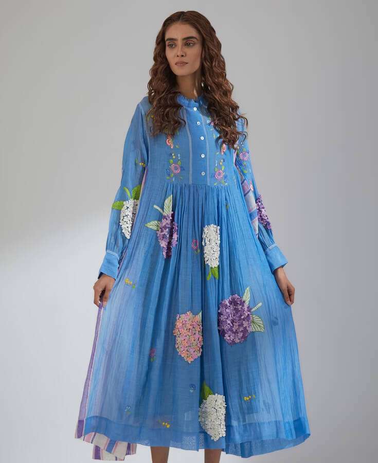 Cotton, Linen, Printed, Embroidery