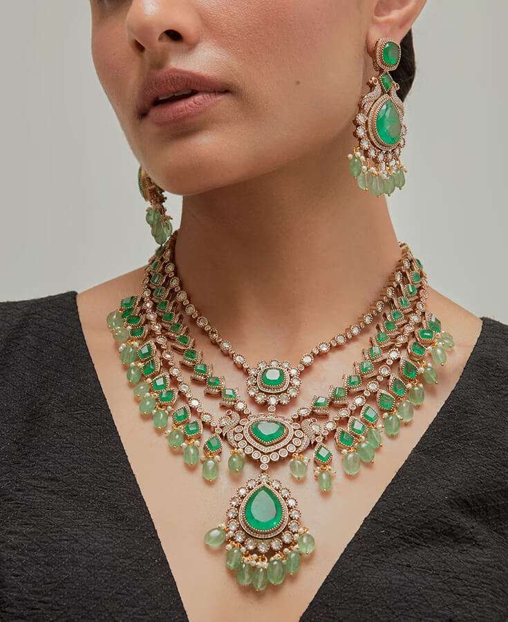 Chanderi, Silk, Pleated, Gota, Embroidery