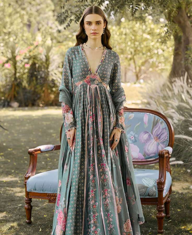 Georgette, Chiffon, Zardozi, Sequins, Crepe