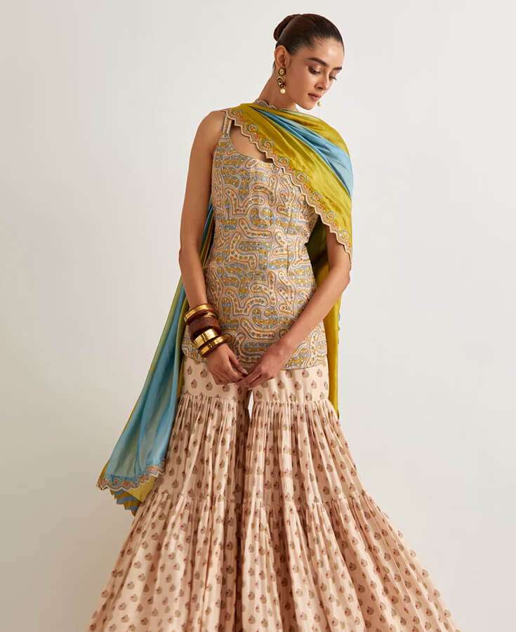 Silk, Chanderi, Embroidery, Sequin