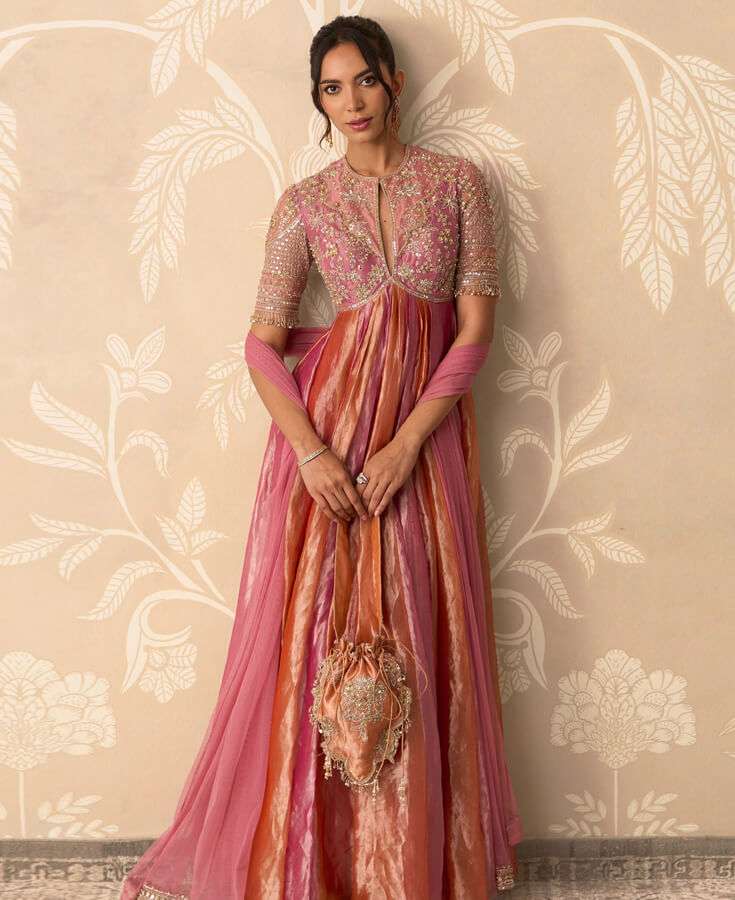 Georgette, Chiffon, Zardozi, Sequins, Crepe
