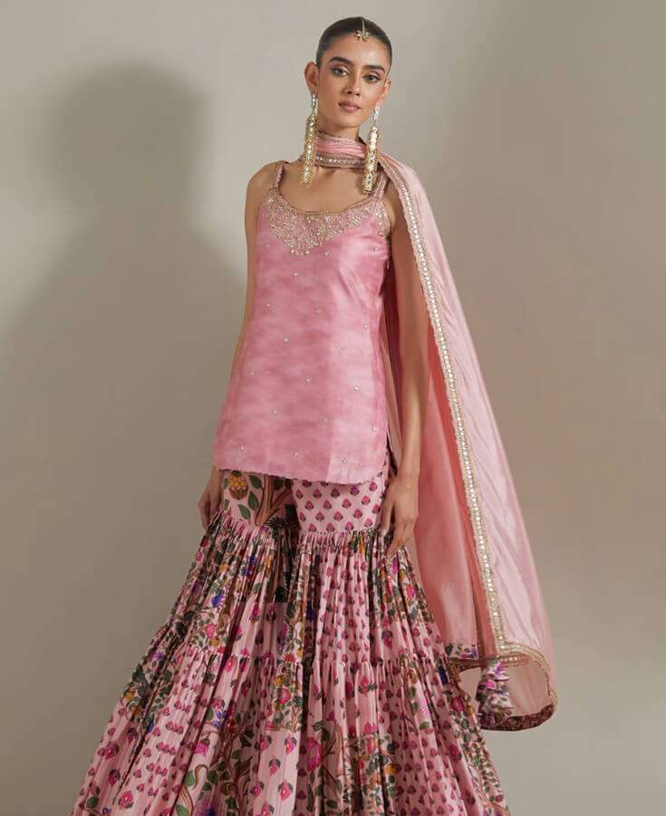 Silk, Chanderi, Embroidery, Sequin