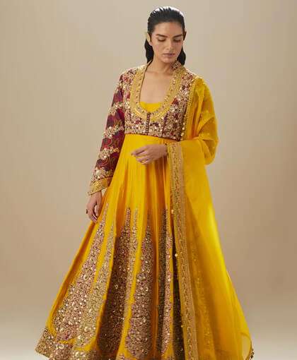 Silk, Chanderi, Embroidery, Sequin