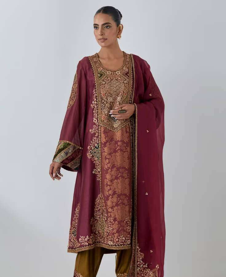 Cotton, Chanderi, Handwoven, Block Printed