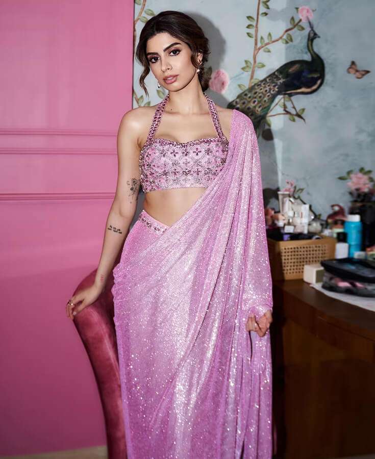 Silk, Chanderi, Embroidery, Sequin