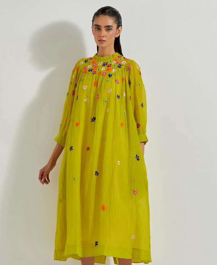 Cotton, Linen, Printed, Embroidery