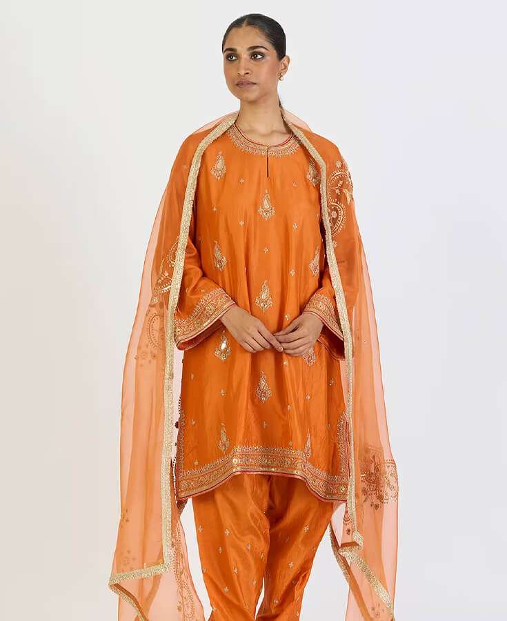 Cotton, Chanderi, Handwoven, Block Printed