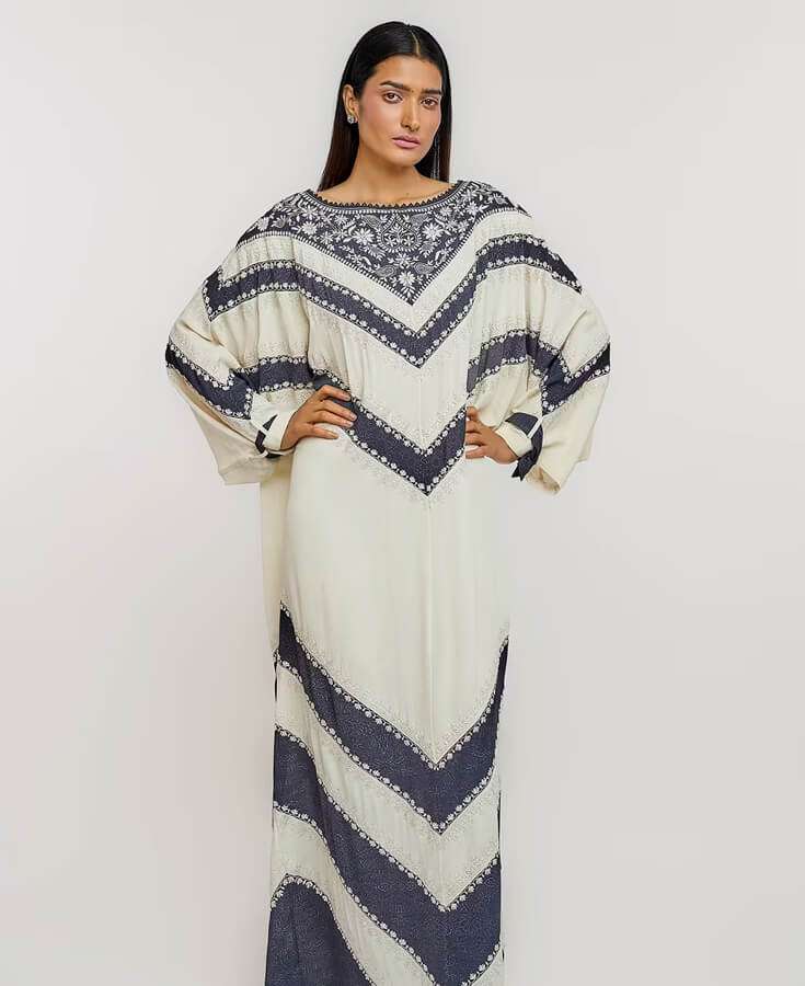 Chanderi, Silk, Pleated, Gota, Embroidery