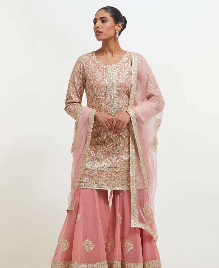 Georgette, Chiffon, Zardozi, Sequins, Crepe