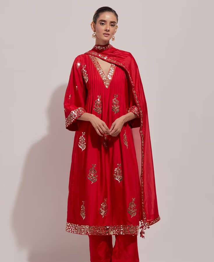 Cotton, Chanderi, Handwoven, Block Printed