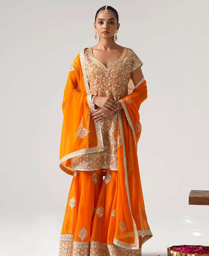 Georgette, Chiffon, Zardozi, Sequins, Crepe