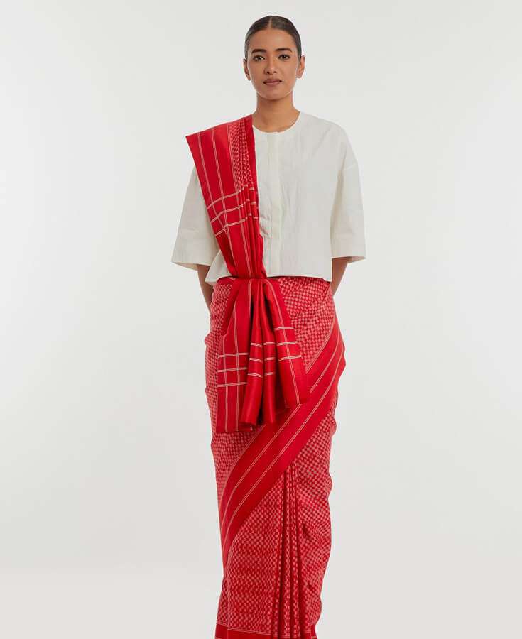 Silk, Banarasi, Printed, Mirrorwork, Salma