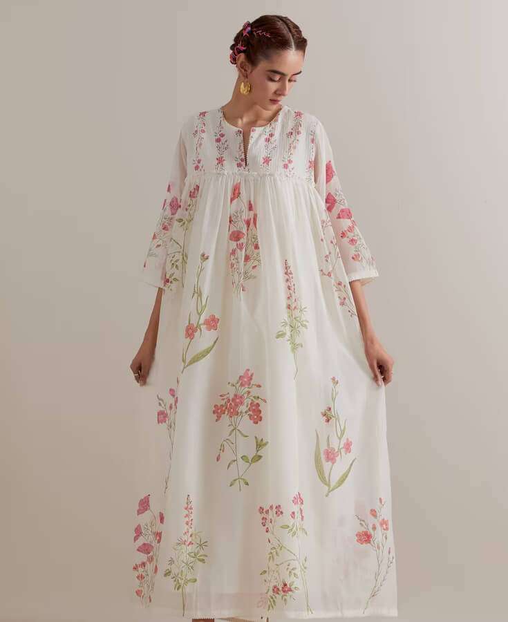 Cotton, Chanderi, Handwoven, Block Printed