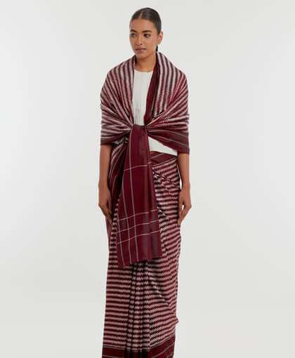 Silk, Banarasi, Printed, Mirrorwork, Salma