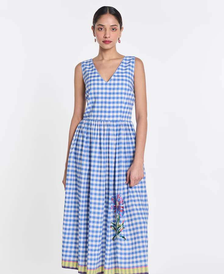 Cotton, Linen, Printed, Embroidery