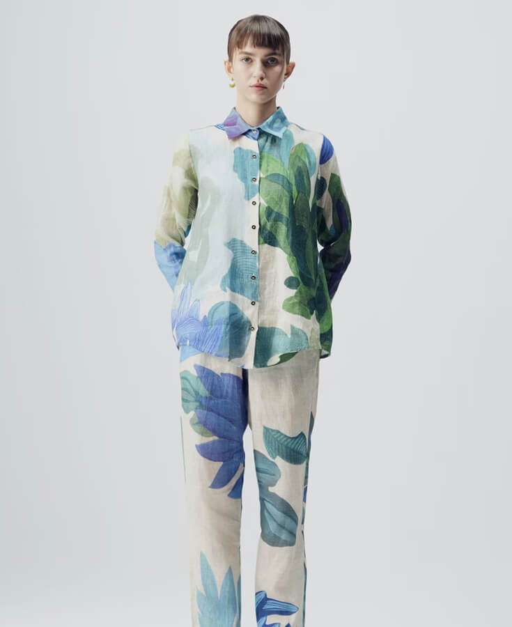 Linen, Cotton, Applique, Embroidery