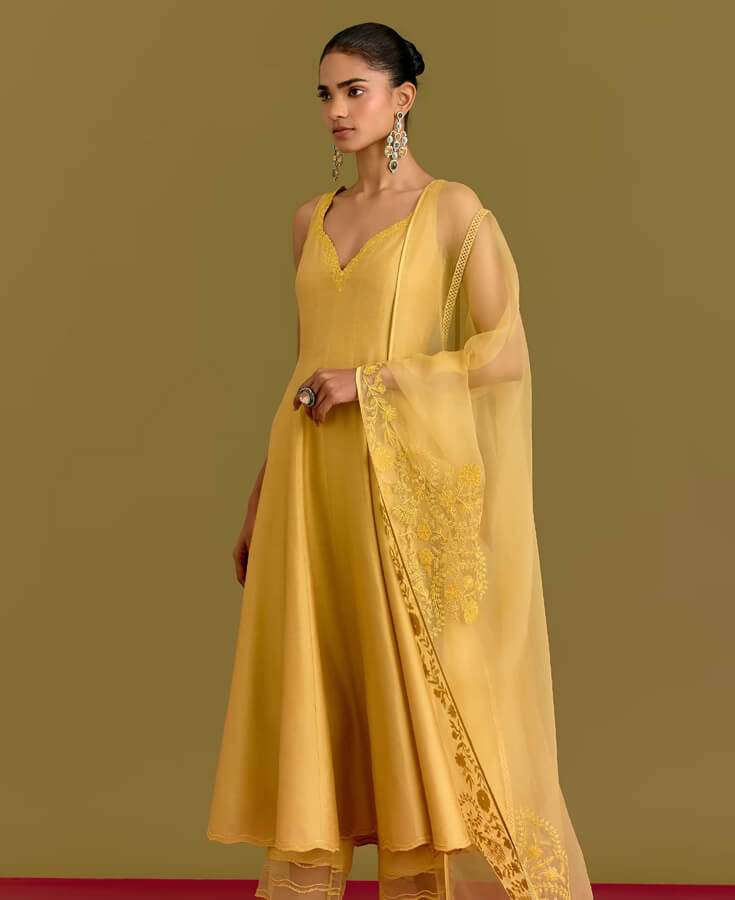 Silk, Chanderi, Embroidery, Sequin