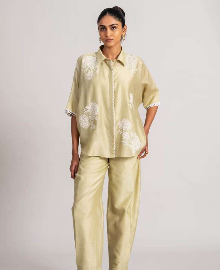 Linen, Cotton, Applique, Embroidery