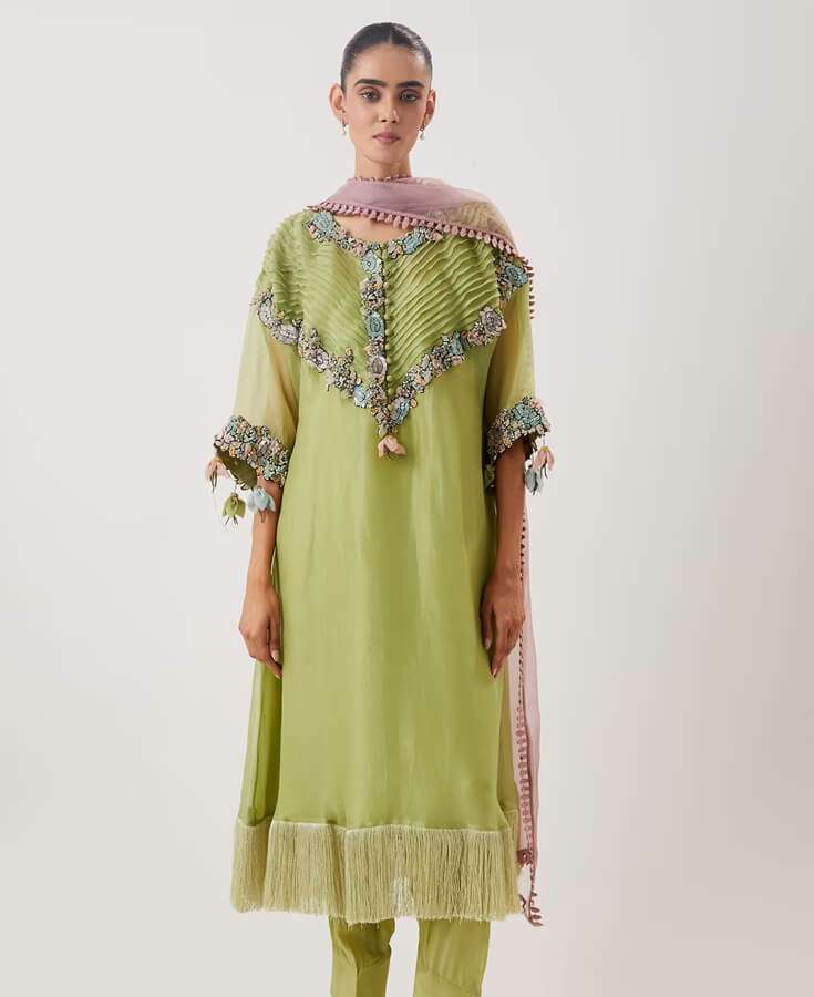 Cotton, Chanderi, Handwoven, Block Printed