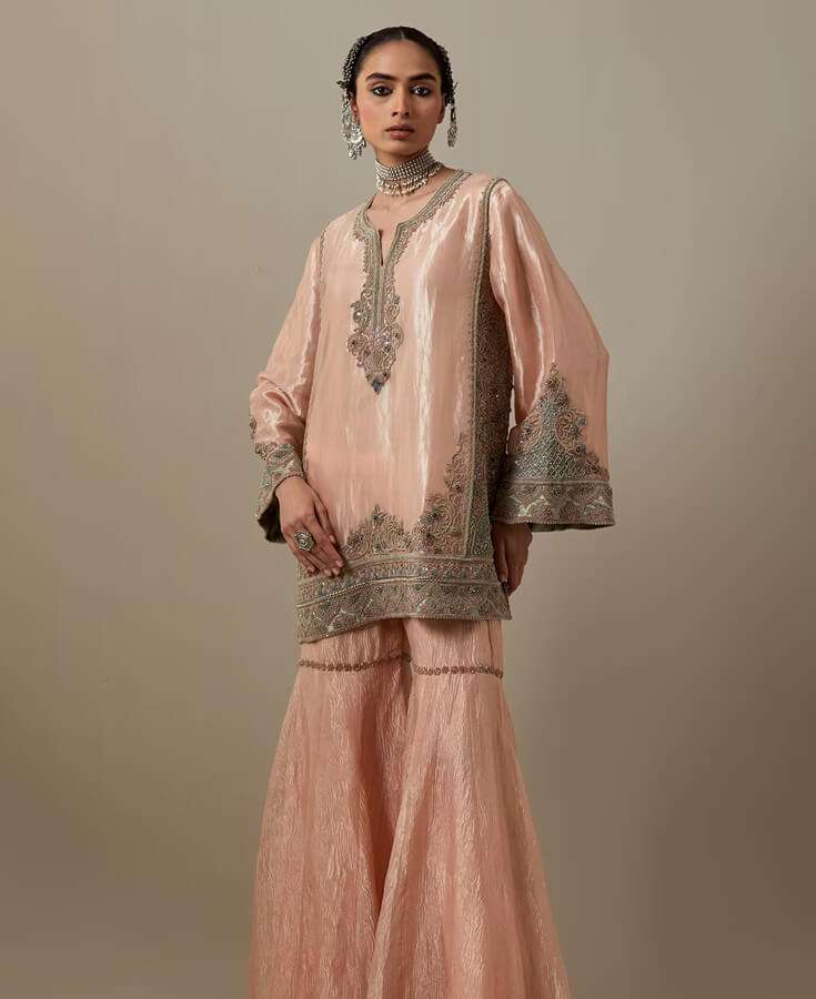 Georgette, Chiffon, Zardozi, Sequins, Crepe