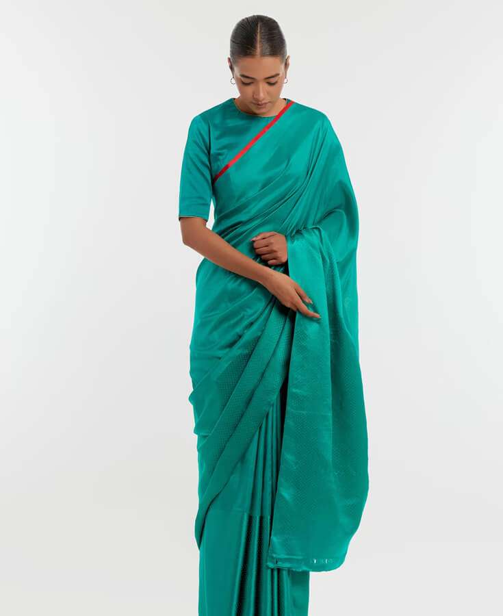 Silk, Banarasi, Printed, Mirrorwork, Salma
