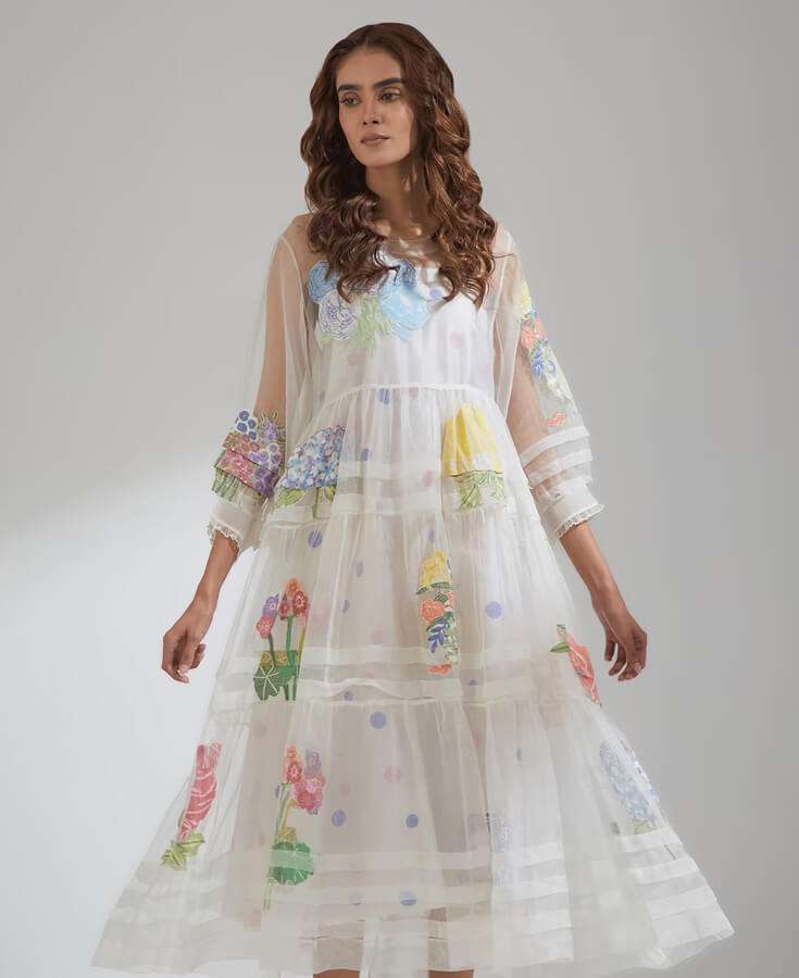 Cotton, Linen, Printed, Embroidery