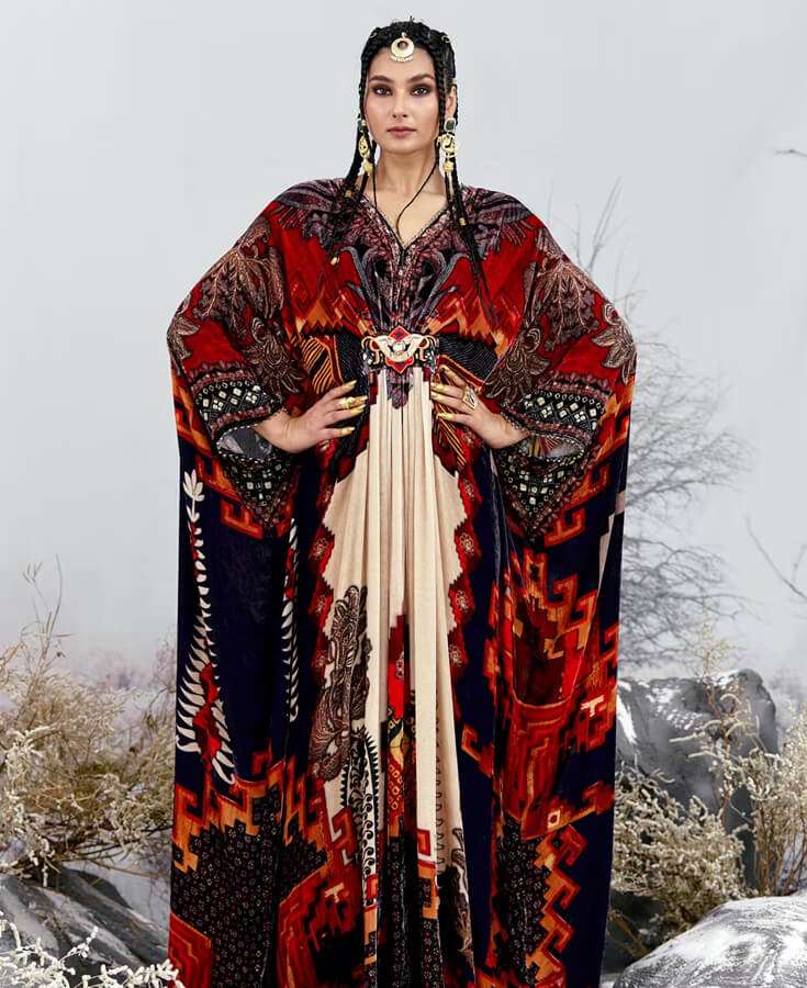 Chanderi, Silk, Pleated, Gota, Embroidery